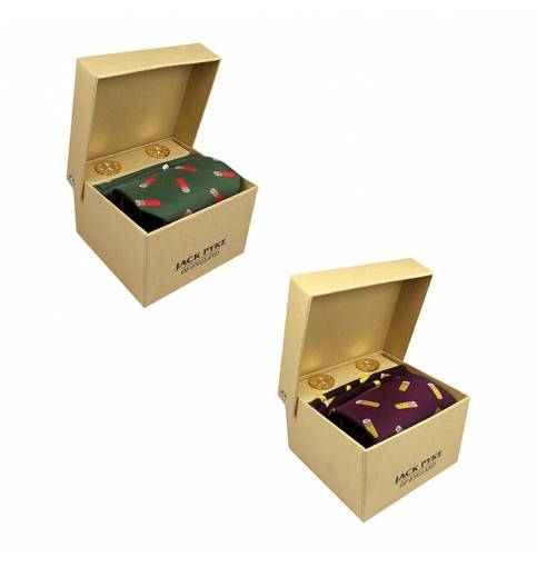 JP TIE, HANKY AND CUFFLINKS GIFT SET CARTRIDGE - GREEN