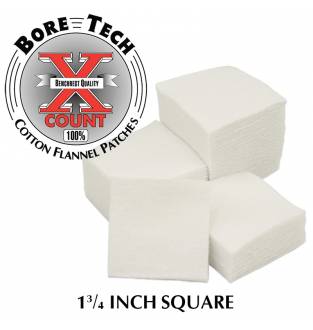 Bore Tech Patch,1 3/4" Square 250 Bag