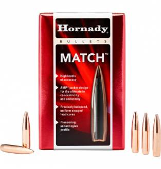 Hornady Match 22/.224" 52gr BT HP (Box of 100)