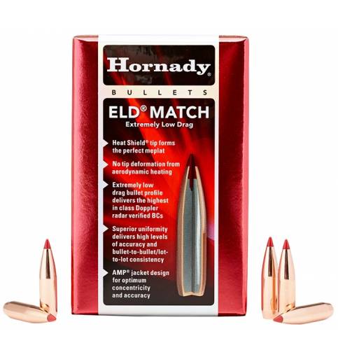 Hornady ELD Match 6.5mm/.264" 140gr BT (Box of 100)