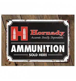 Hornady Decorative Ammo Tin Sign
