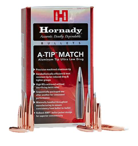 Hornady  A-Tip Match .30/.308" 230gr (Box of 100)