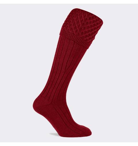 Pennine Chelsea Deep Red Sock