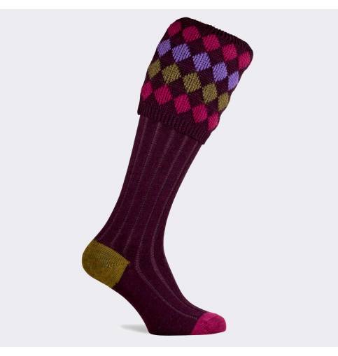 Pennine Kendal Luxe Plum Sock