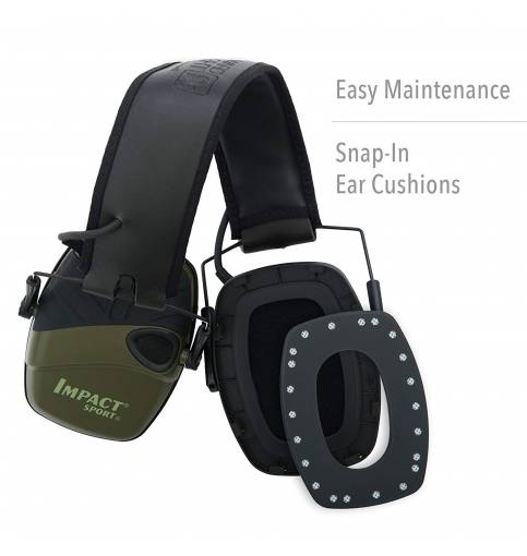 Howard Leight by Honeywell Impact Sport Electronic Shooting Sports Earmuff