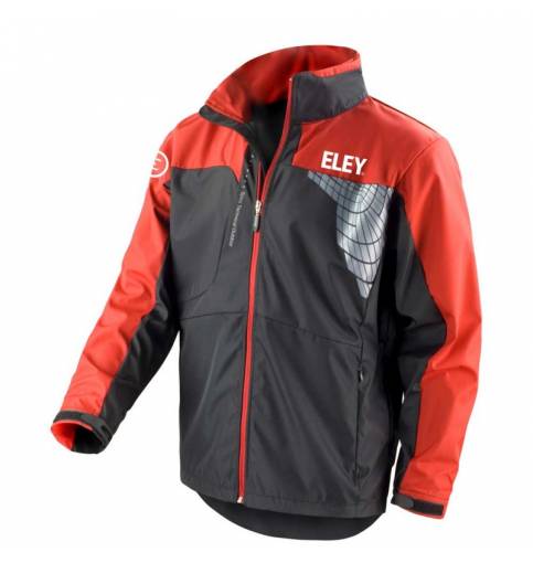 ELEY Tech Soft Shell Jacket Black/Red | Shooting Sports UK