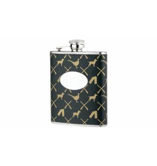 Bisley 6oz Game Pattern Flask