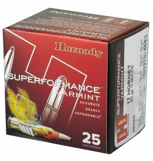 Hornady Superformance Varmint .17 Hornet 20gr V-MAX (Box of 25)