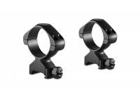 HAWKE OPTICS PRECISION STEEL RING MOUNTS with nut Weaver,  34mm  Diameter, Medium (Nut)