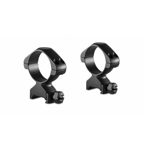 HAWKE OPTICS PRECISION STEEL RING MOUNTS with nut Weaver,  34mm  Diameter, Medium (Nut)