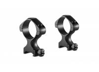 HAWKE OPTICS PRECISION STEEL RING MOUNTS with nut Weaver,  34mm Diameter, High (Nut)