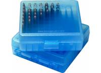 MTM Case-Gard P100-22-24 Pistol Ammo Box Clear Blue