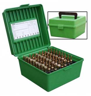 MTM Case-Gard R100MAG Deluxe Ammo Box Green