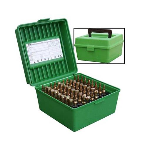 MTM Case-Gard R100MAG Deluxe Ammo Box Green