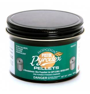 Hodgdon Powder Pyrodex Pellets 44/45 Cal 30gr (Jar of 100) (Reach Compliant)