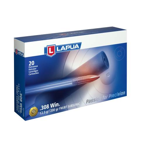 Lapua .308 Win (7.62x51) FMJBT Subsonic (Box of 20)