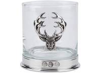 Whisky Glass - Stags Head