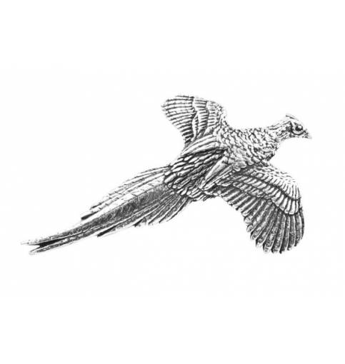 Pewter Keyring No.3 Pheasant