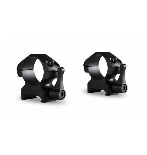 Hawke Optics Precision Steel Ring Mounts With Lever Weaver 1 Inch Diameter (Lever)