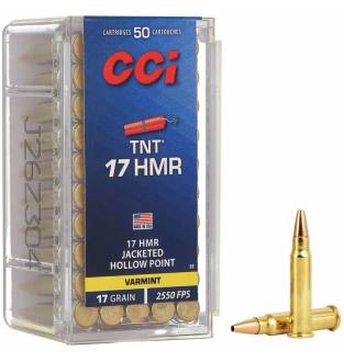 CCI .17 HMR 17gr TNT Hollow Point (Box of 50)