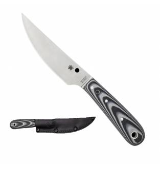 Spyderco Bow River With Leather Sheath