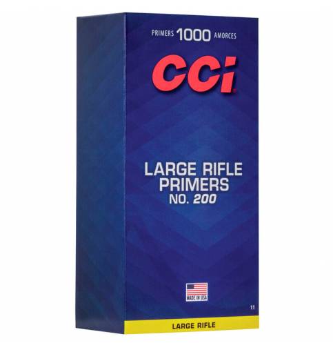 CCI 200 Standard Large Rifle Primers (Box of 1000)