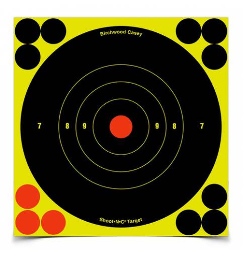 Birchwood Casey Shoot.N.C 6" Self-Adhesive Targets (Pack of 12)
