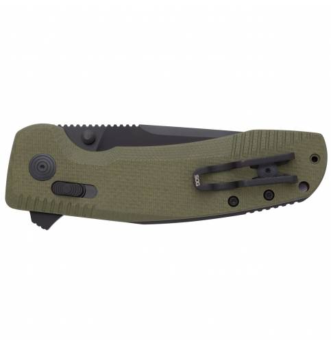 SOG Folding Knife - TAC XR OD Green