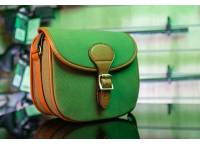 Maremmano Green Canvas And Leather Cartridge Bag (75 cartridges)