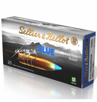 Sellier & Bellot eXergy Blue 6.5 Creedmoor 120gr TXRG (Box of 20)