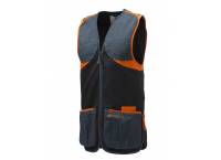 Beretta Full Cotton Vest - Black/Orange