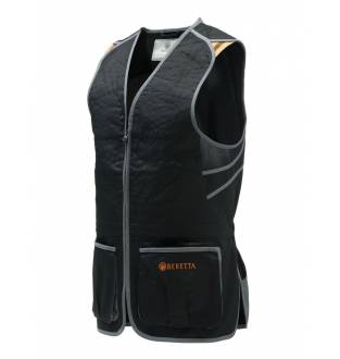 Beretta Trap Cotton Vest - Black/Grey