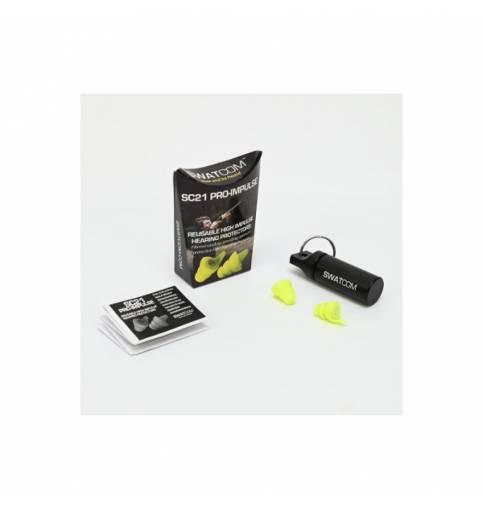 Swatcom SC21 Pro-Impulse Reusable Ear Plugs