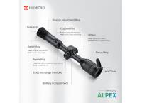 HIKMICRO ALPEX A50 Day & Night Vision Rifle Scope with 850nm IR Illuminator