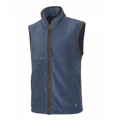 Stenton Technical Fleece Gilet Slate Grey