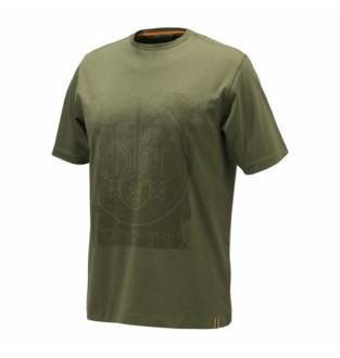 Beretta Logo T-Shirt Dark Olive Large