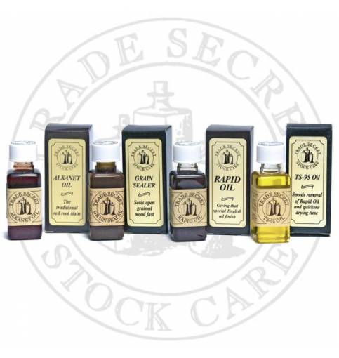 Trade Secret Stock Care Complete Oil Finishing  Kit X4 Four Oils 50ml Each