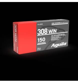 AGUILA  .308 WIN 150GR FMJ (Box of 20)