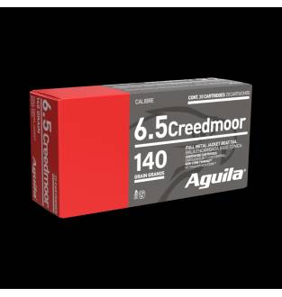 AGUILA  6.5 CREEDMOOR 140GR FMJ (Box of 20)