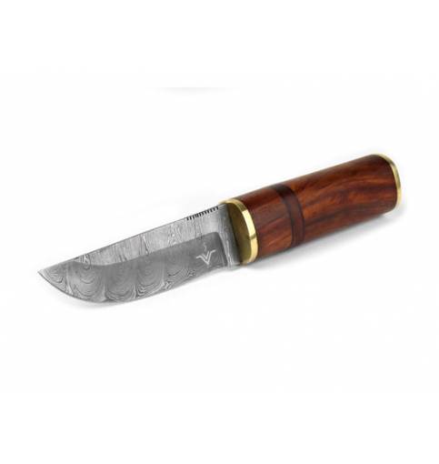 Njord Petri Damascus Puukko Knife