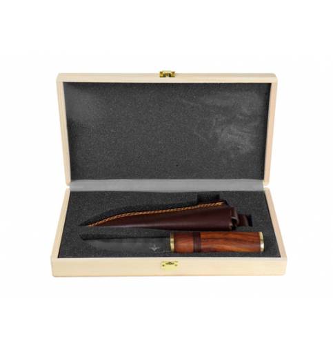 Njord Petri Damascus Puukko Knife