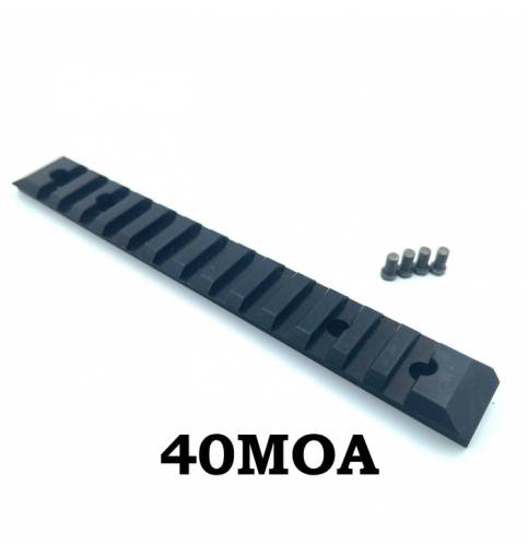 Nieload Tikka T3/T3X picatinny rail - 40MOA