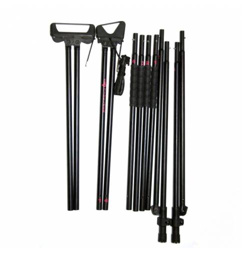 Mjoelner Fenris I, 4-legs shooting stick black alu. traveler
