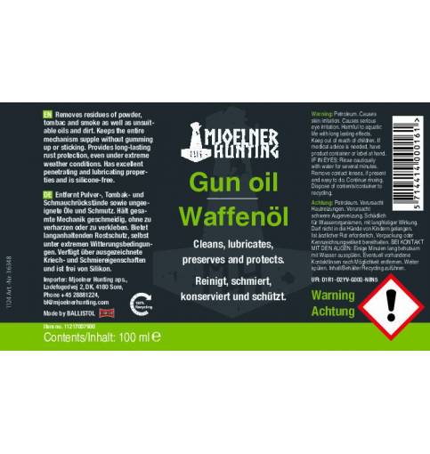 Mjoelner Gun oil 100 ml.
