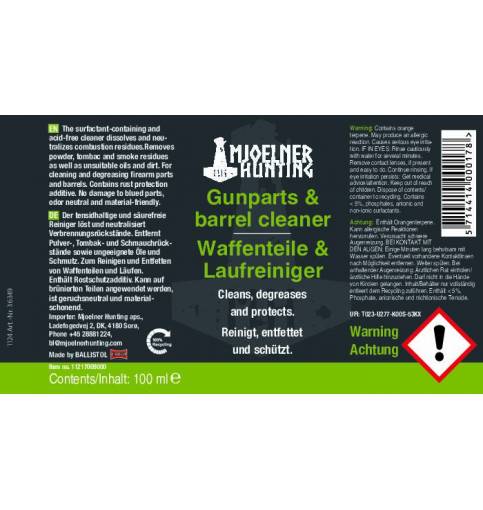 Mjoelner Gun cleaner 100 ml.