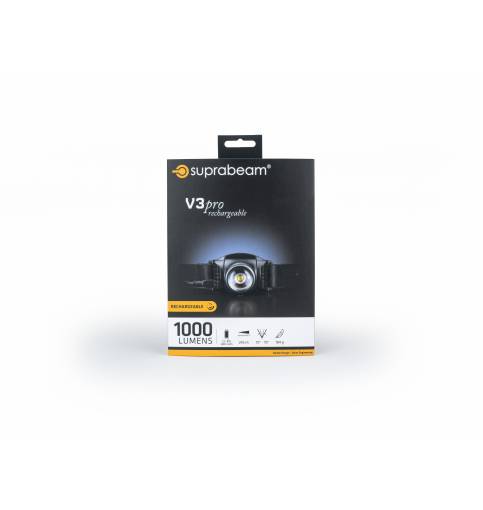 Suprabeam V3pro rechargeable 1000 lm Head Lamp