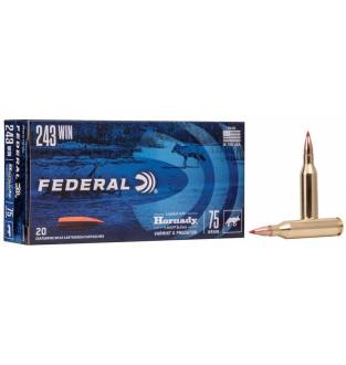 Federal .243 Hornady V-Max 75gr  (Box of 20)