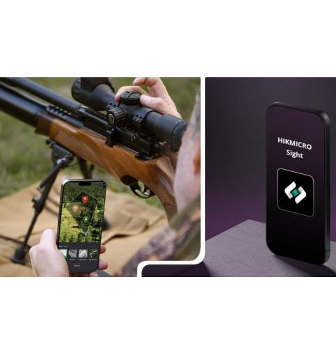 HIKMICRO Alpex 4K LITE LRF A40EL Digital Day and Night Vision Rifle Scope - 40mm, 3840x2160px, UHD