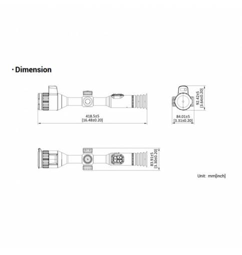 HIKMICRO Stellar 3.0 SH50L Thermal Rifle Scope with LRF