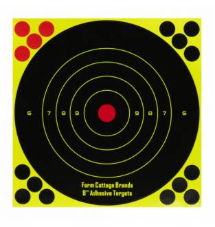 Farm Cottage Brands - 8" adhesive Shoot-N-C Splatter Targets (Pack of 25)
